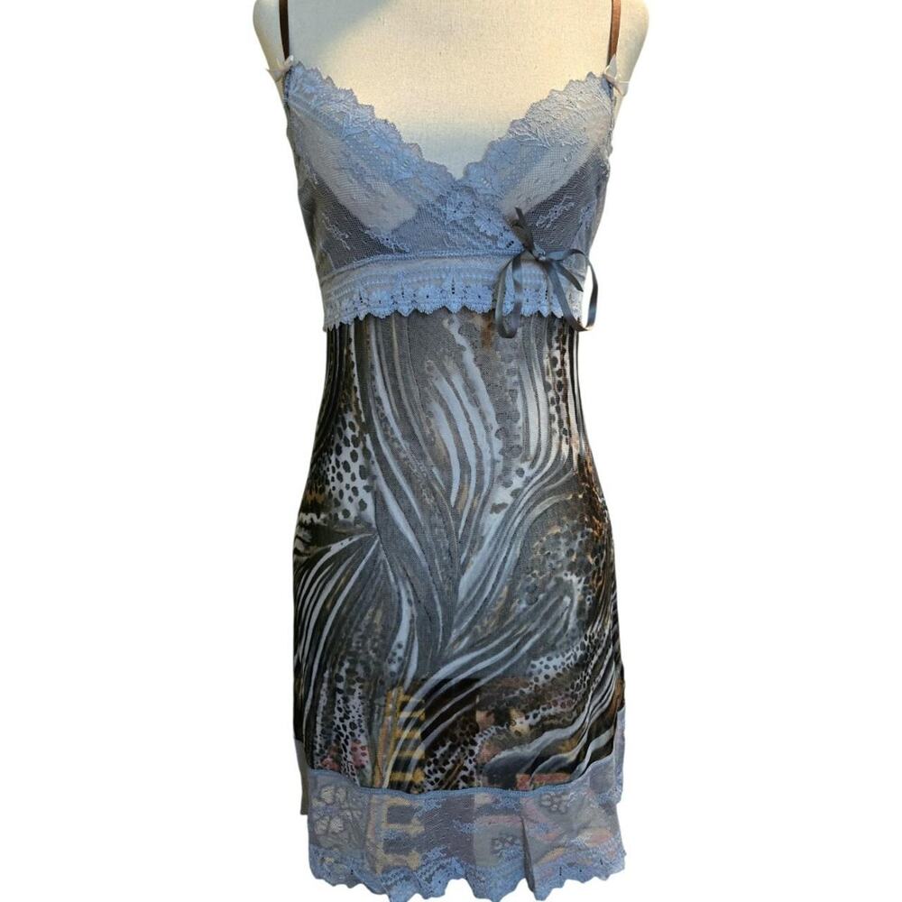Y2k lace slip dress